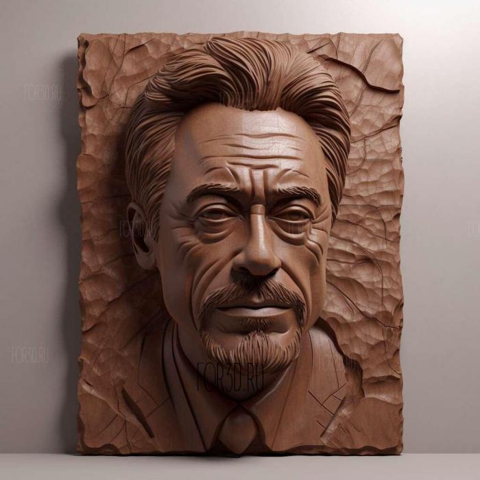 TONY STARK head 3 3d stl модель для ЧПУ